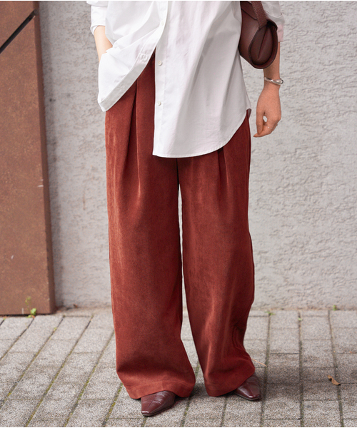 【信頼】 JOURNAL 「追加」コーデュロイワイドパンツ パンツ STANDARD パンツ