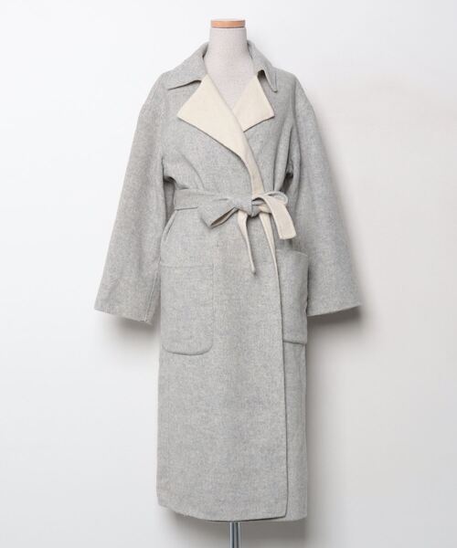 NANO universe(ナノ・ユニバース) チェスターコート 36 グレー NANO universe(ナノ・ユニバース) チェスターコート 36 グレー