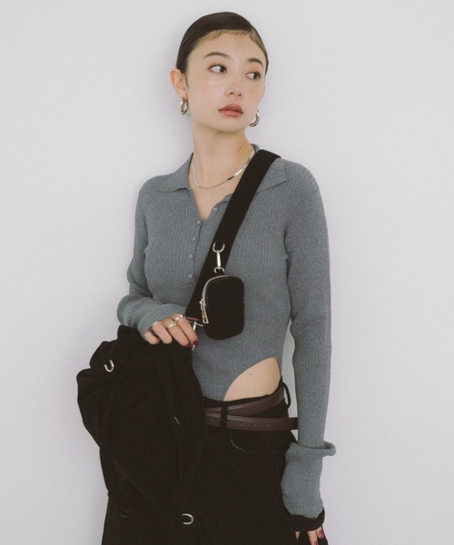 「HANNE」 ショルダーバッグ FREE アイボリー レディース_画像4