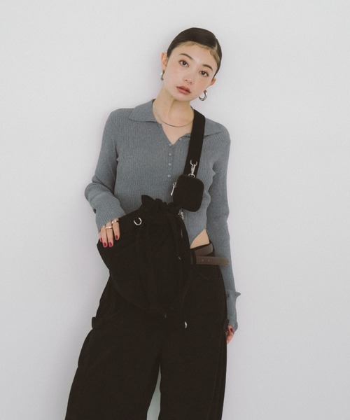 「HANNE」 ショルダーバッグ FREE アイボリー レディース_画像6