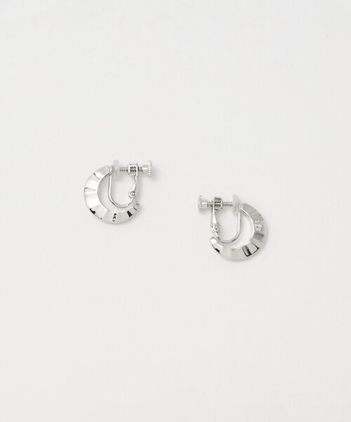 UNITED ARROWS イヤリング BUMPY フープイヤリング レディース