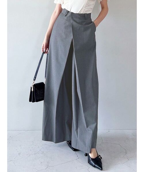 RESEXXY（リゼクシー） パンツ フロントラップスーパーワイドパンツ