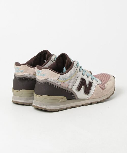 [New Balance] low cut спортивные туфли 24cm бежевый женский 