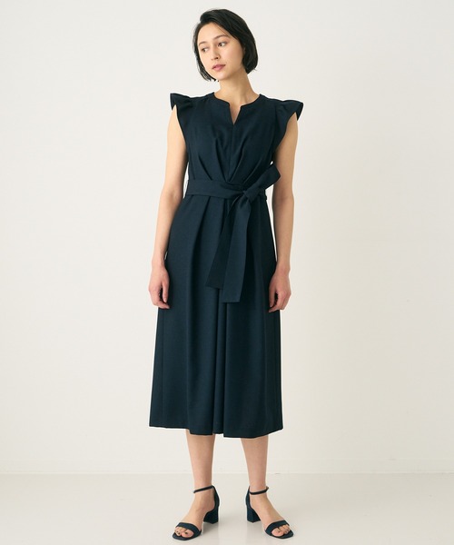 新品タグ付き【ANAYI】アナイ 半袖 ワンピース ブラック サイズ38 ANAYI 「ANAYI」 半袖ワンピース 38 ブラック レディース