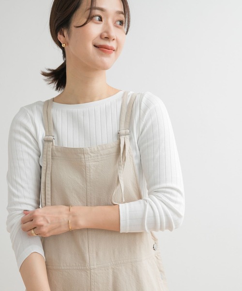 「URBAN RESEARCH DOORS」 長袖カットソー MEDIUM ホワイト系その他 レディース