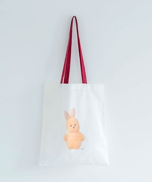 フランシュリッペ　ころころうさぎ　ノベルティ　巾着トートバッグ　新品 USAGI ONLINE限定】RibbonうさぎのFloral bag（トートバッグ