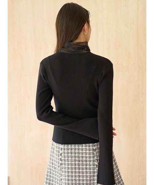 SNIDEL（スナイデル） ニット セーター ニュアンスリボンニットプル