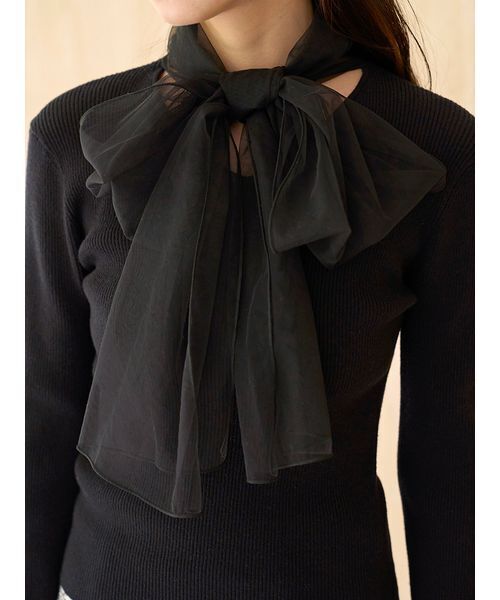 SNIDEL（スナイデル） ニット セーター ニュアンスリボンニットプル