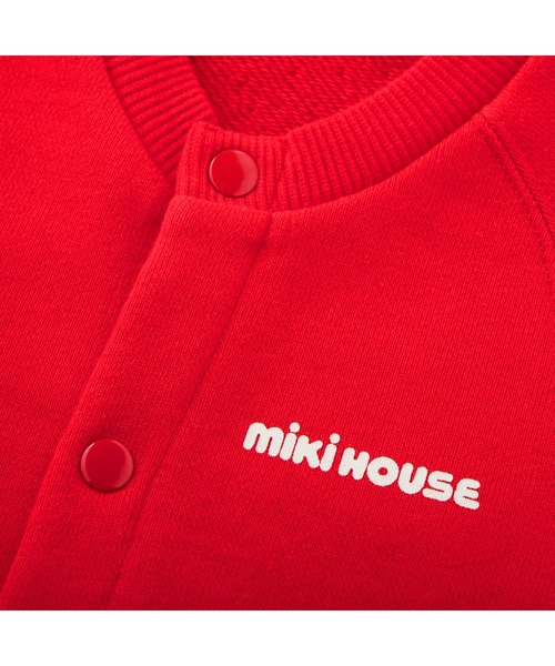 MIKI HOUSE（ミキハウス） ベビー服 ロンパース 「WEB限定」バックロゴ