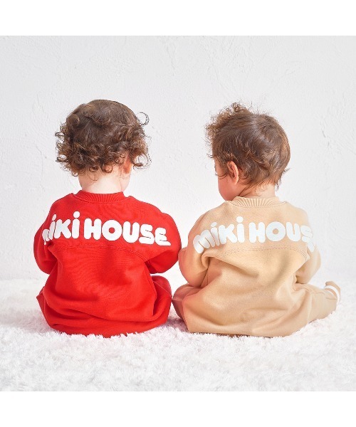 MIKI HOUSE（ミキハウス） ベビー服 ロンパース 「WEB限定」バックロゴ