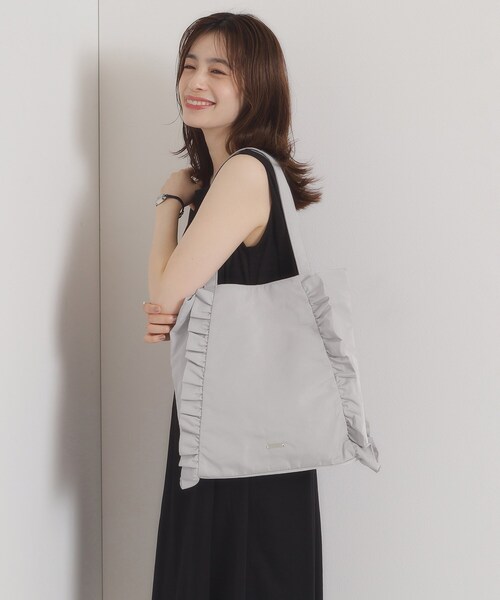 ITS'DEMO トートバッグ 「A4対応」フリルトート レディース : ZOZOTOWN