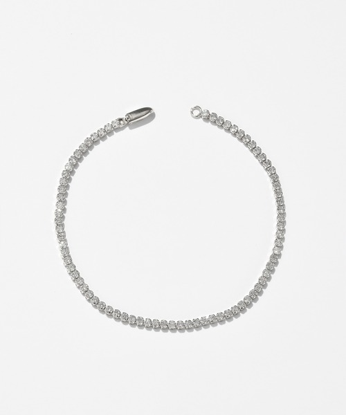 ☆お値下げ☆【美品】プラチナ ストレッチブレスレット Jewel closet by L&Co. ブレスレット プラチナ テニス