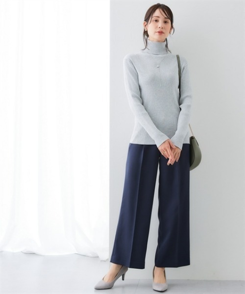 7days Life Styling ニット セーター リブタートルネックニット(乾燥機