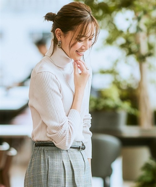 7days Life Styling ニット セーター リブタートルネックニット(乾燥機