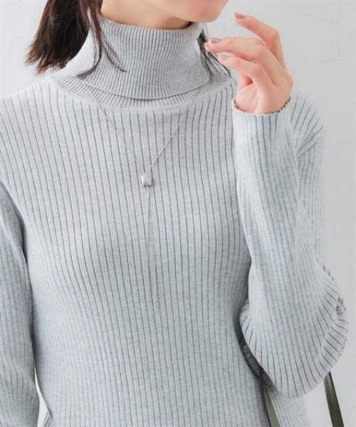 7days Life Styling ニット セーター リブタートルネックニット(乾燥機