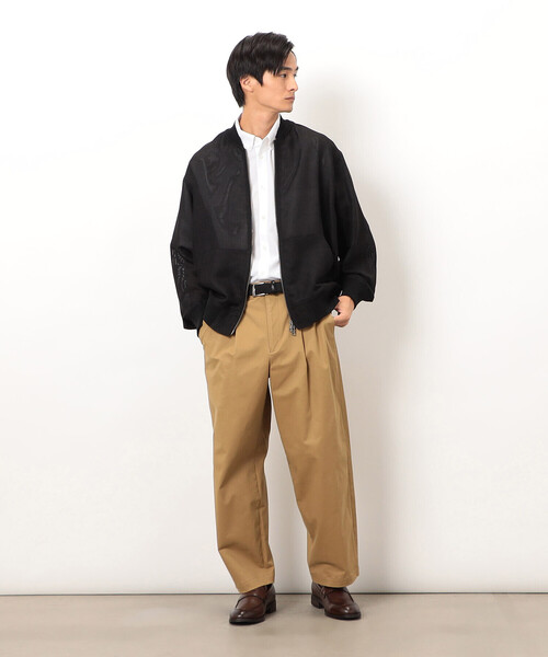 COMME CA ISM（コムサイズム） ブルゾン アウター カラミメッシュ MA-1