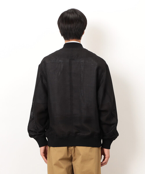 COMME CA ISM（コムサイズム） ブルゾン アウター カラミメッシュ MA-1
