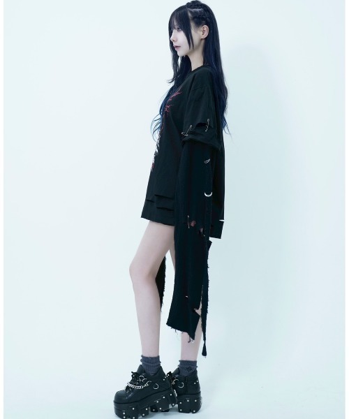 REFLEM（レフレム） tシャツ 「REFLEM/レフレム」レイヤード超ロング
