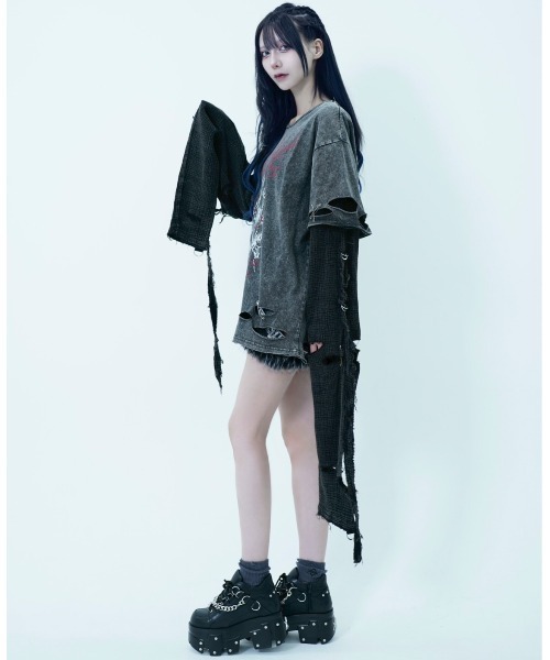 REFLEM（レフレム） tシャツ 「REFLEM/レフレム」レイヤード超ロング