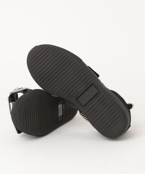TOGA PULLA ブラックフラットサンダル TOGA PULLA 「TOGA PULLA」 フラットサンダル 39 ブラック