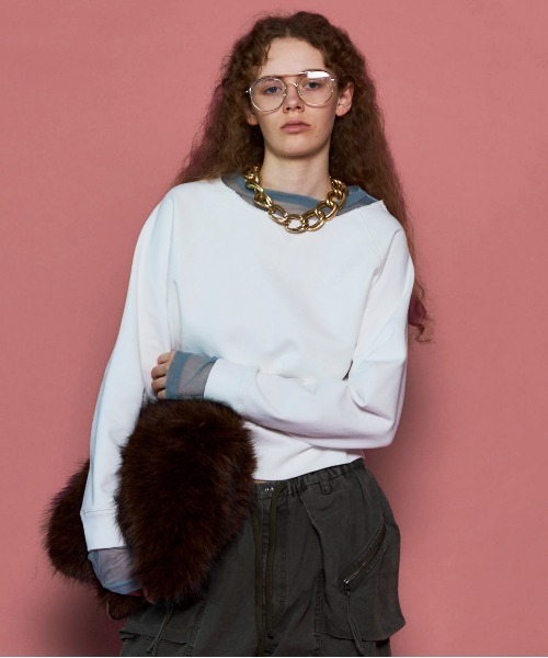 MAISON SPECIAL（メゾンスペシャル） トレーナー スウェット Sheer