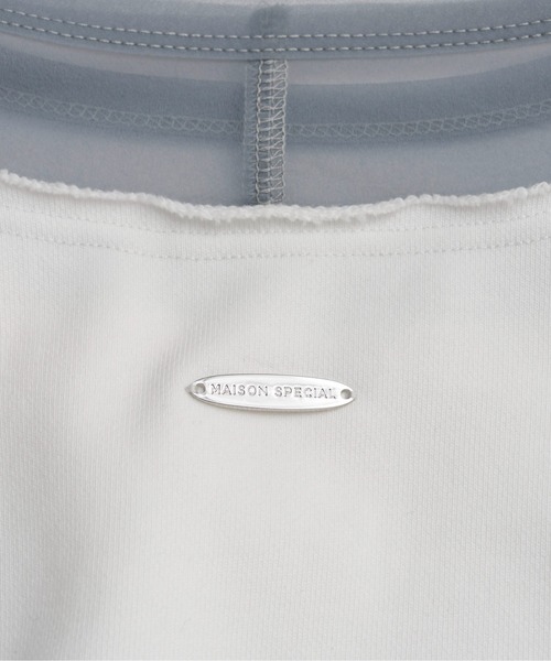 MAISON SPECIAL（メゾンスペシャル） トレーナー スウェット Sheer