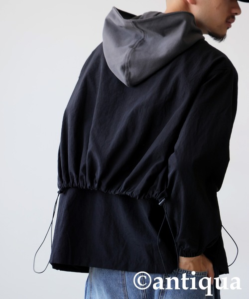 antiqua（アンティカ） ブルゾン ジャンバー 2wayビッグファスナー