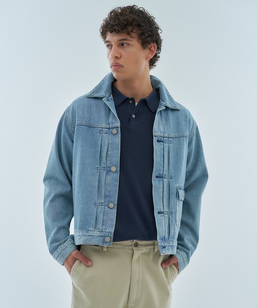 新品 定価5万 【ESTNATION G-ACTION 】フーデッドジャケット ESTNATION（エストネーション） デニムジャケット gジャン AUTHEN