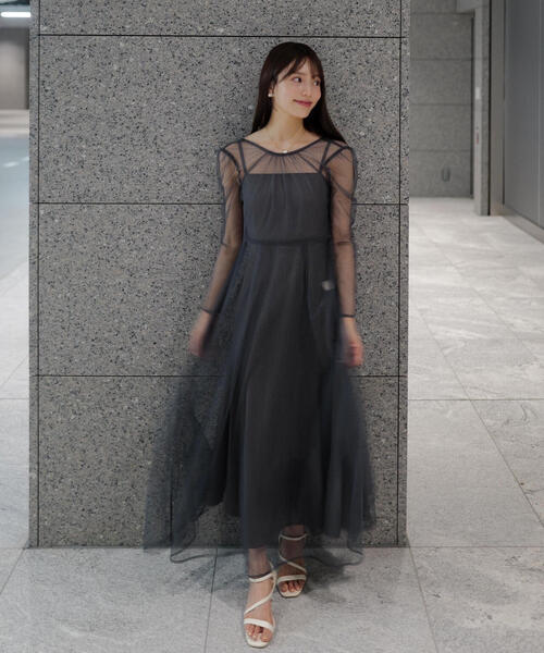 未使用級✨ マックスマーラ シャツワンピース ベルト マキシ丈 L