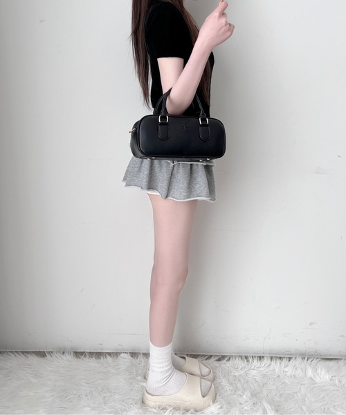 TITTY＆CO.（ティティーアンドコー） ボストンバッグ ロゴ入りエンボス