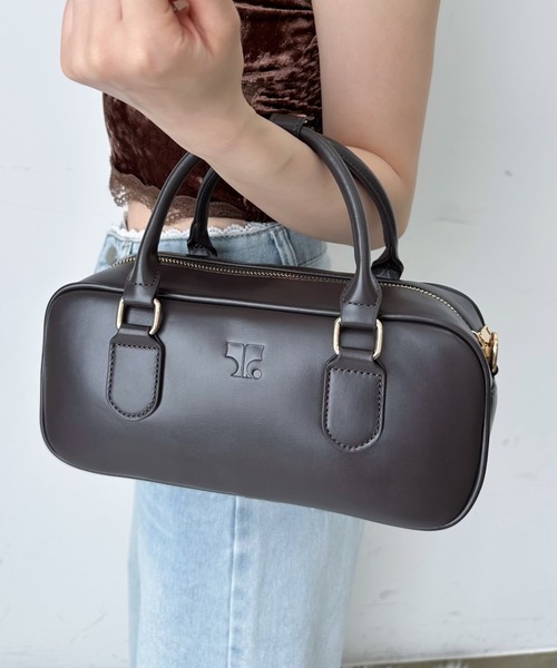 TITTY＆CO.（ティティーアンドコー） ボストンバッグ ロゴ入りエンボス