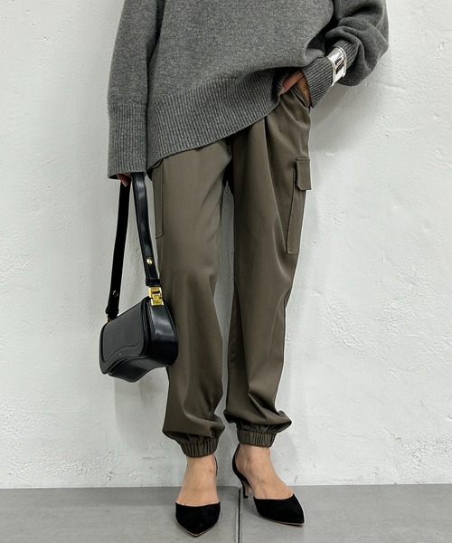 「LOUNGEDRESS」 カーゴパンツ SMALL グレー レディース