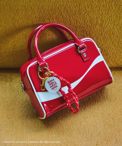 【新品未使用】annmiruボストンバッグ　大容量　赤　2way ショルダー 2WAY ボストンバッグ (YAS02－01) ｜agnès b. VOYAGE FEMME