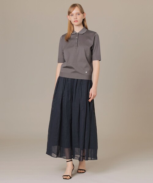 「MACKINTOSH LONDON」 半袖ポロシャツ 40 ベージュ レディース_画像2