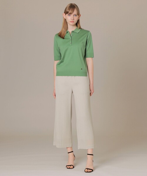 「MACKINTOSH LONDON」 半袖ポロシャツ 40 ベージュ レディース_画像7