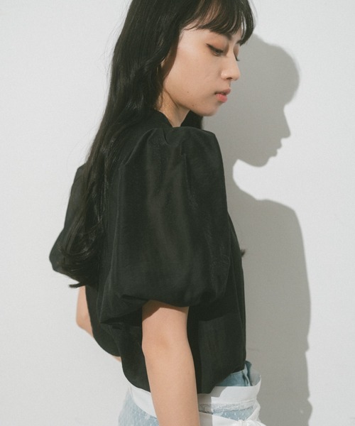 「VANNIE U」 半袖ブラウス FREE ピンク レディース_画像5