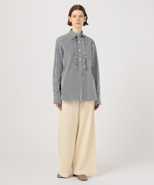 ブラウス シャツ sebline ラッフルシャツ レディースの画像