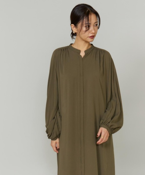 Le souk（ルスーク） ワンピース サイドギャザーワンピース : ZOZOTOWN