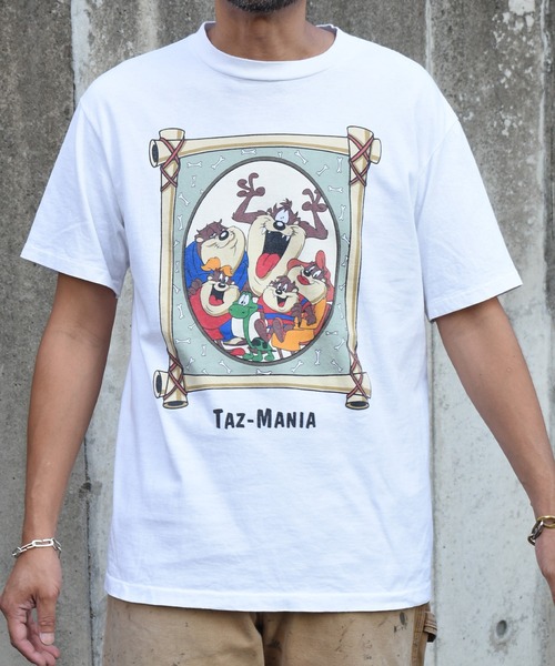 tシャツ 「USED」90's Looey Tunes “TAZ” キャラクター Tシャツ USA製