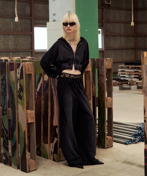 JOSE MOON（ジョゼムーン） パーカー CROP BIO HOODIE/クロップバイオ