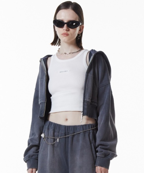 JOSE MOON（ジョゼムーン） パーカー CROP BIO HOODIE/クロップバイオ