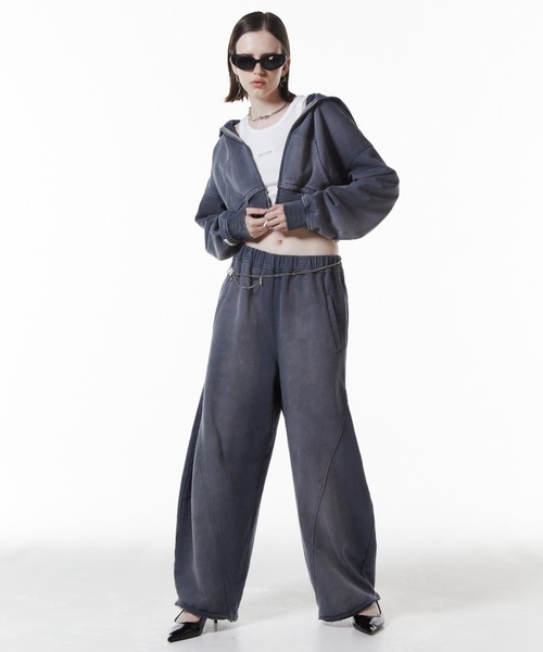 JOSE MOON（ジョゼムーン） パーカー CROP BIO HOODIE/クロップバイオ