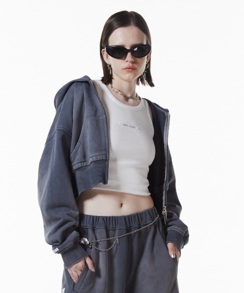 パーカー CROP BIO HOODIE/クロップバイオフーディー レディース_4