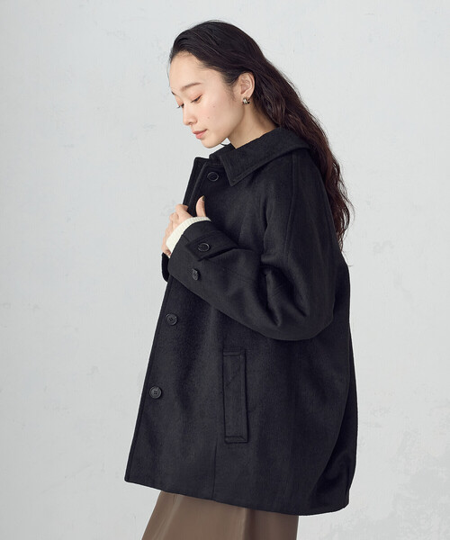 COMME CA ISM（コムサイズム） ステンカラーコート コート ステン