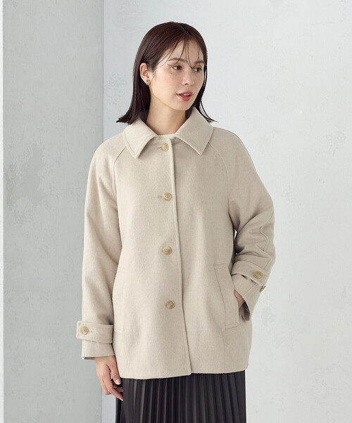COMME CA ISM（コムサイズム） ステンカラーコート コート ステン