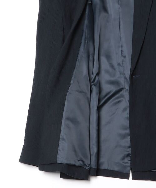 ジャケット テーラードジャケット 「Dhruv Kapoor」 TEXTURED MAXI BLAZER メンズ レディースの画像