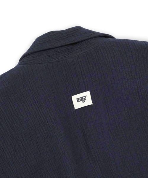 ジャケット テーラードジャケット 「Dhruv Kapoor」 TEXTURED MAXI BLAZER メンズ レディースの画像