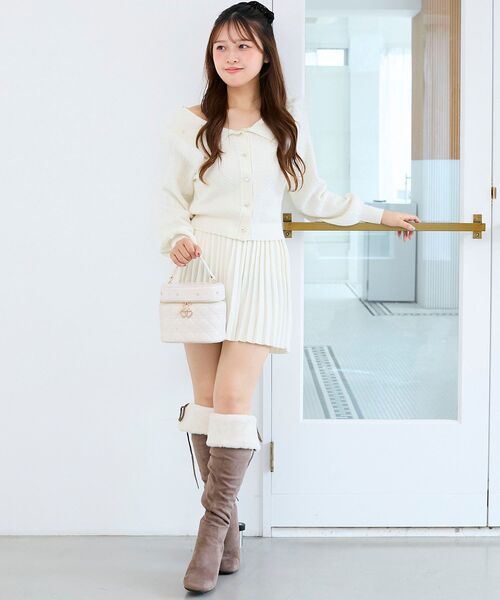 MAJESTIC LEGON（マジェスティックレゴン） スカート ニットプリーツ
