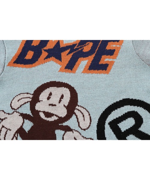 A BATHING APE（アベイシングエイプ） ニット セーター BAPE MILO