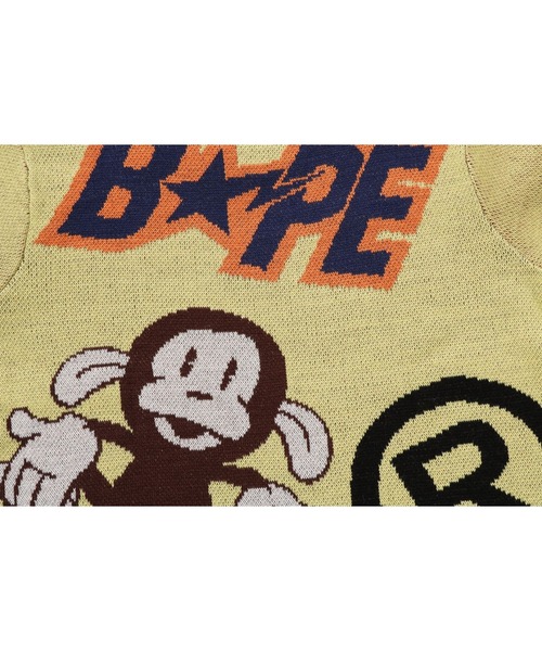 A BATHING APE（アベイシングエイプ） ニット セーター BAPE MILO